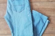 New M&amp;S men's light blue stretch straight fit jeans W38 L29