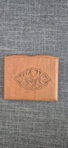 Vintage carved wooden cigarette holder