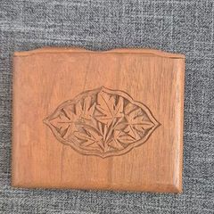 Vintage carved wooden cigarette holder