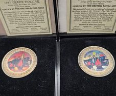 1997 Trade Dollar Proof Coin Pair Both Versions A and B