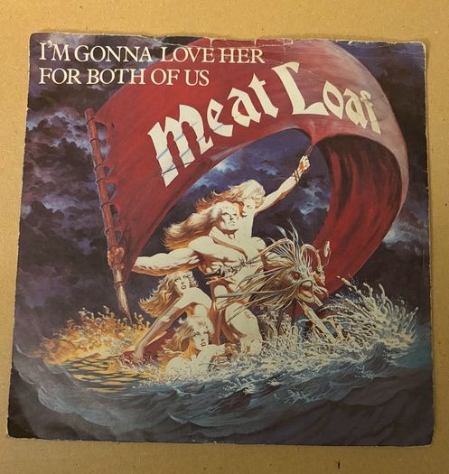 Meat Loaf Im Gonna Love Her for Both of Us 1981 7inch Vinyl