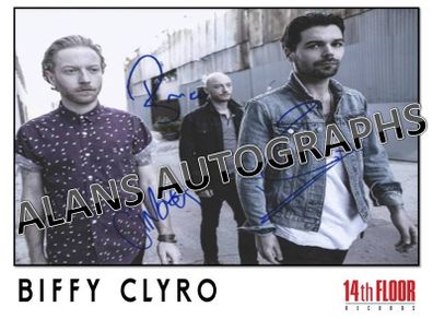 Biffy Clyro Autograph's