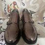 PRIMADONNA Bronze Metalic Patent Flats Image 4