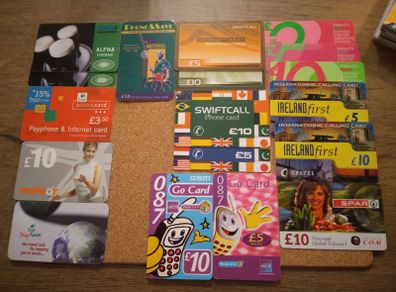 90s irish phonecards
