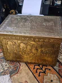 Brass Coal Box