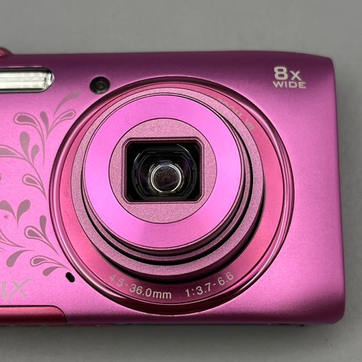 Nikon Coolpix S3600 20.1MP Digital Camera Pink - Full Kit
