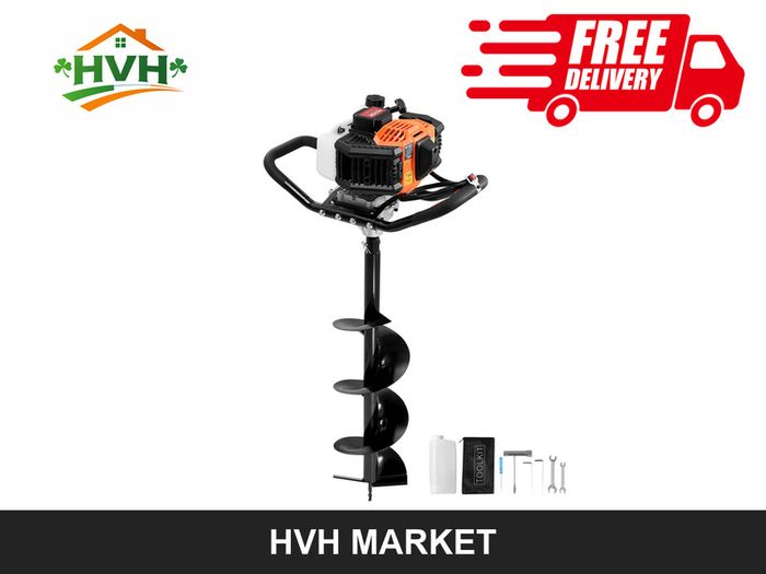 Petrol Post Hole Digger with 8in Auger