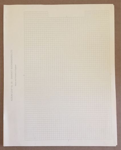 50 Extra Leaves to for Prang-Rapkin Popular Albums (Stamp Album)