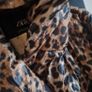 Zara Water Repellent Leopard Print Jacket Image 2