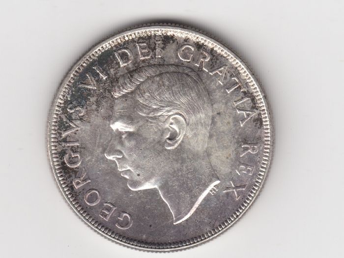 CANADA 1951 Dollar, 80% silver coin (No. G44)