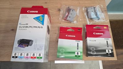 Canon CLI-8 5-Color Ink Cartridge Multipack + 3 Extra Cartridge
