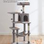 Cat Tree, Cat Condo with Hammock, 143 cm, Light Grey (FREE POSTAGE) Image 4