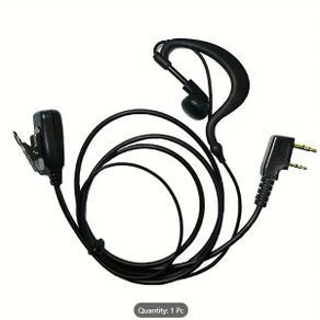 Kenwood Compatible Earpiece with Mic, Walkie Talkie Headset for Baofeng