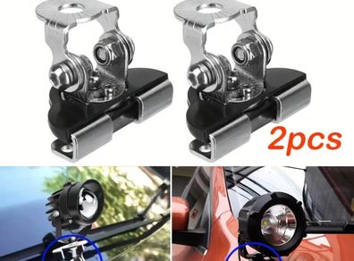 Set of 2 Universal LED Work Light Mounts for Cars And Motorcycles,