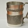 Vintage Pair of Mullingar Pewter Celtic Kells Tankards 10oz Toyota Golf Cup 1987 (Set of 2) Image 2