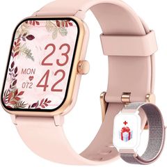 Smart Watch for Women, Fitness Tracker with Waterproof IP68,Heart Rate Monitor,Blood Oxygen(SpO2),Pedometer,Stopwatch,25 Sport Modes,Body Thermometer,Weather,Smartwatch for Android iOS MULTIPLE COLOURS AVAILABLE, SEE PHOTOS (FREE POSTAGE)