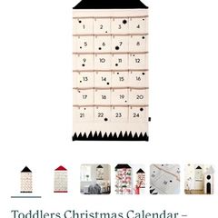 Toddlers Christmas Calendar Count down to Christmas with joy and surprises