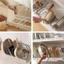 Expandable Pans Organiser Rack, Pan Lid Storage with 10 Adjustable Dividers, Pot Lid Holder, Kitchen Cupboard Organiser (White) Image 6