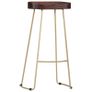 Gavin Bar Stools 2 pcs Solid Mango Wood Image 2