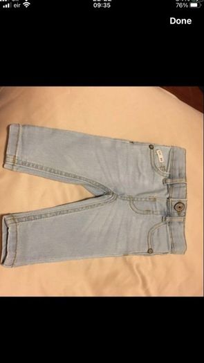 Boys river island jeans never worn 0/3 mths