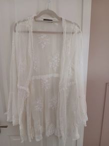 Bridal lace kaftan size small