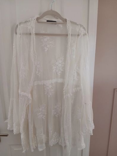 Bridal lace kaftan size small