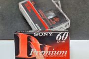 Sony Premium MiniDV Digital Videocassettes Lot - Includes 1 Brand New Sealed Tape &amp; 2 Tapes with Hard Cases DVM60