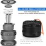 Camping Cooker Pan Set Aluminum Camping Cookware Kit for 2 People, Portable Outdoor Pot Pan Stove Kettle 2 Cups and Tableware - Backpacking Cookware for Picnic Trekking and Hiking (FREE POSTAGE) Image 5