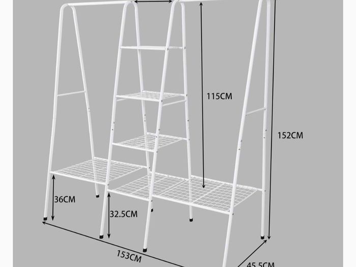 Smart clothes rail