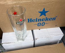 Heineken Pint and half pint glass
