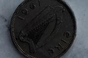 Irish 3p coin 1961