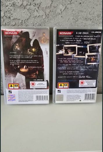 Silent Hill Origins + Silent Hill Shattered Memories PSP PlayStation Portable Bundle PAL UK Games