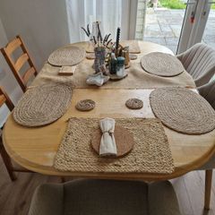 Solid Oak 8 Seater Dining Table