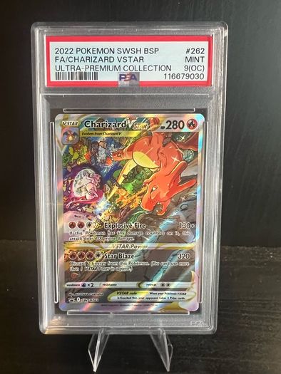 Charizard PSA Graded Pokemon Cards - Sequential Set