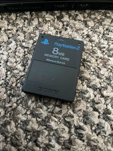 Sony PlayStation 2 Slim Console Bundle Controller, Memory Card & Games