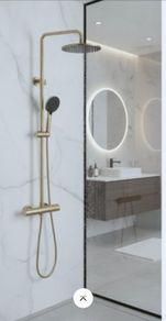 Brushed Brass Shower set 40% SALE PRICE