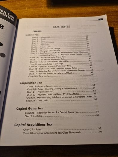 Irish Taxation. Law and Practice. Irish Tax Institute. Volume 2. 15th Edition. Assignments, Questions & Solutions.