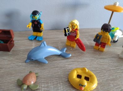 LEGO At The Beach Mini Figure Collection