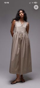 Topshop  poplin dress New with tag
