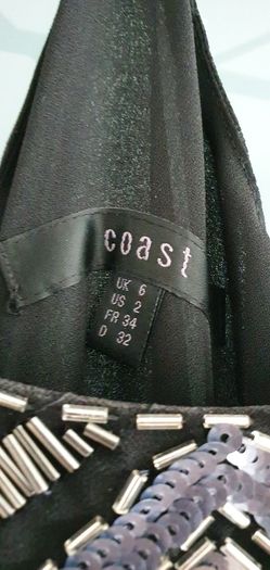 COAST black embellished Sz 6UK