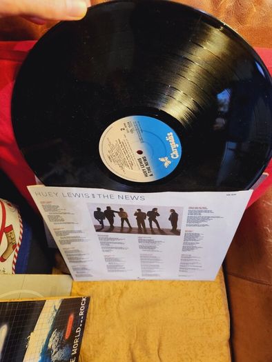 Vinyl Records Foreigner, Huey Lewis, Status Quo