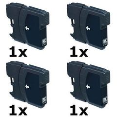 Compatible For Brother Lc-123 Four Pack