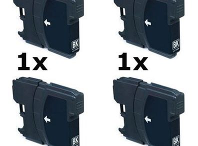 Compatible For Brother Lc-123 Four Pack