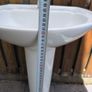 Bathroom sink, tap and pedestal Image 5