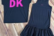 DKNY Dress with overlay as new! Age 14/S