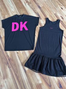 DKNY Dress with overlay as new! Age 14/S