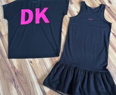 DKNY Dress with overlay as new! Age 14/S