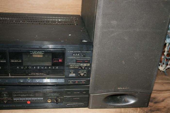 Pioneer Dc-x88z Amplituner And Sharp Speakers (works)