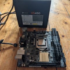 Asus H110I-PLUS Motherboard with Intel i5-6500 and Corsair VS450