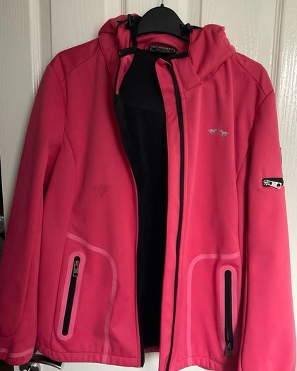 HV Society / HV Polo hot pink soft shell jacket rrp 140